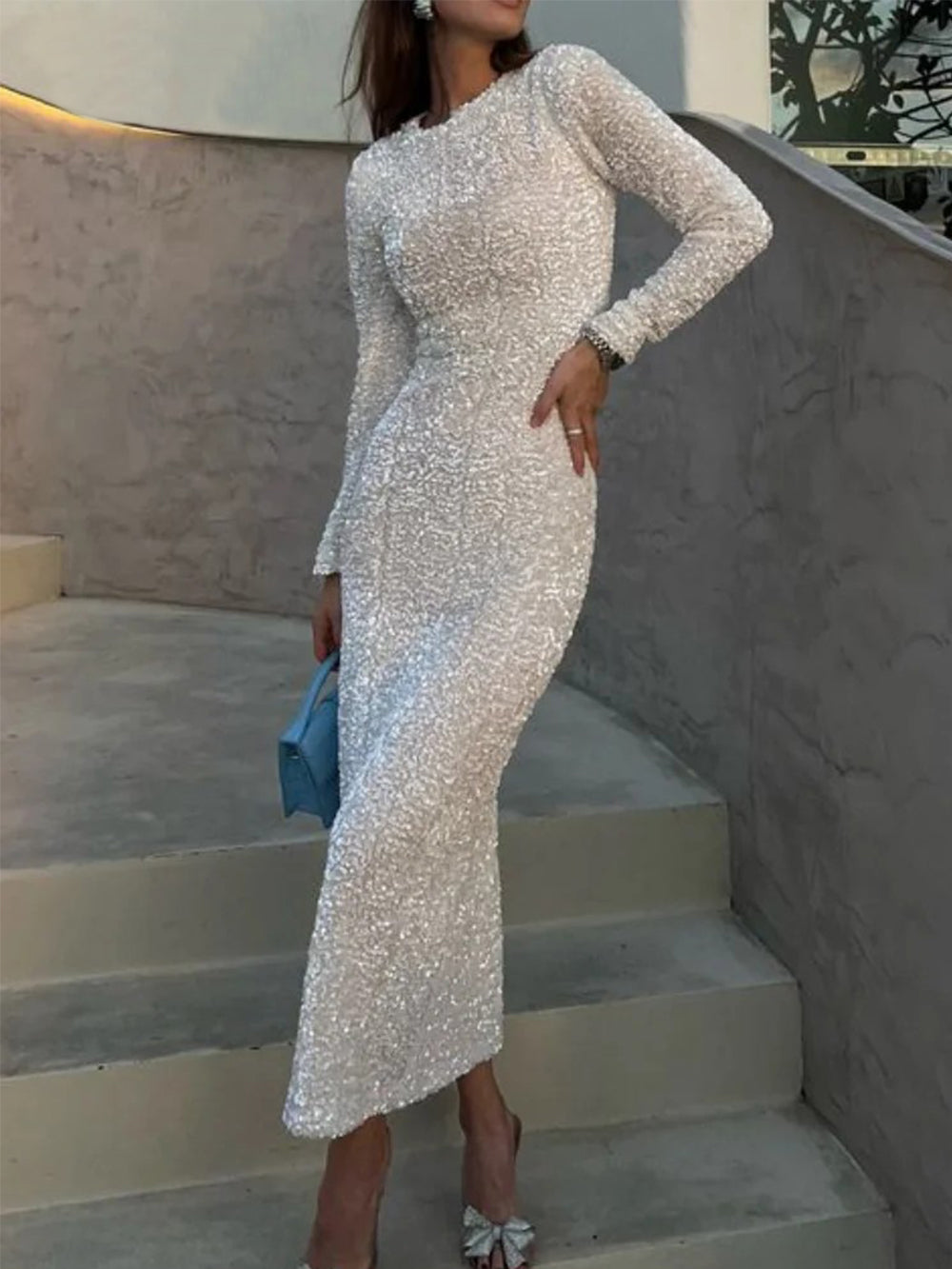 Radiant Sequin Elegance Dress – La-Nella Paris